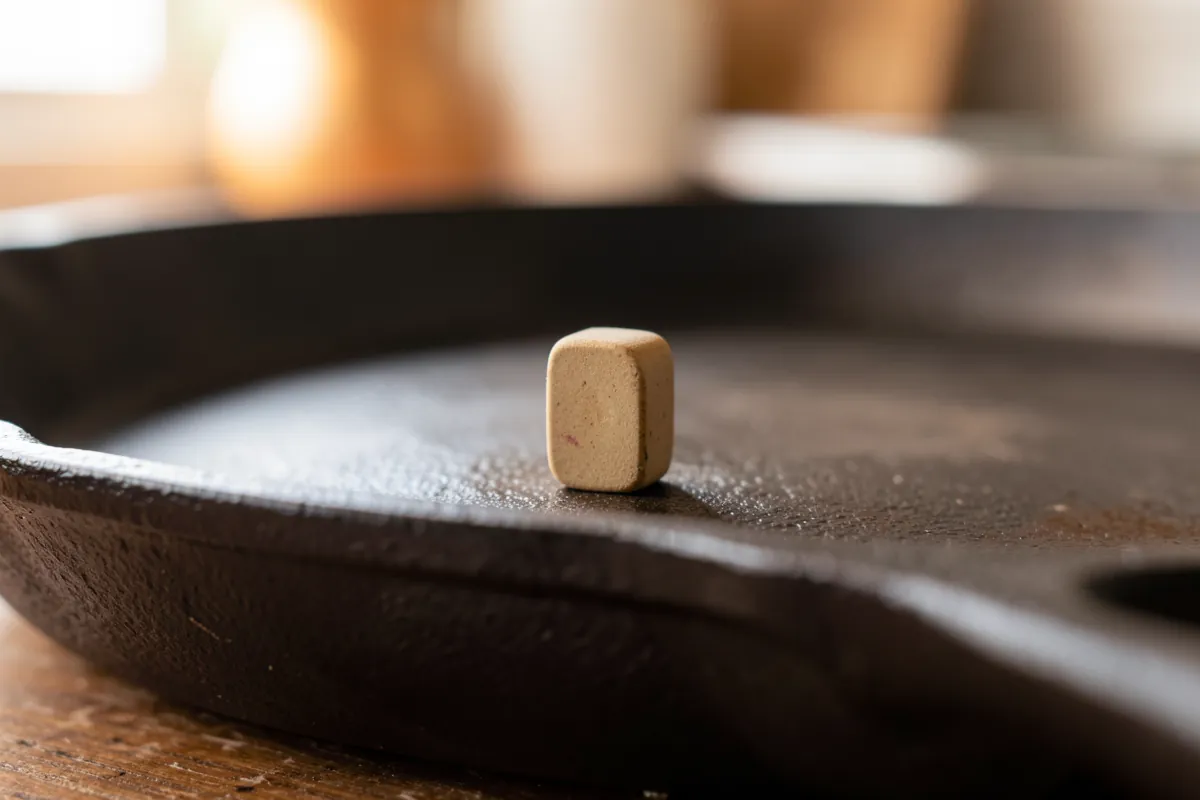 Magneetin avulla voi testata, soveltuuko paistinpannu induktioliedelle.